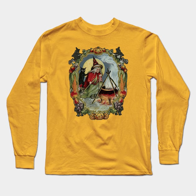 WITCHES_CALDRON Long Sleeve T-Shirt by AtomicMadhouse